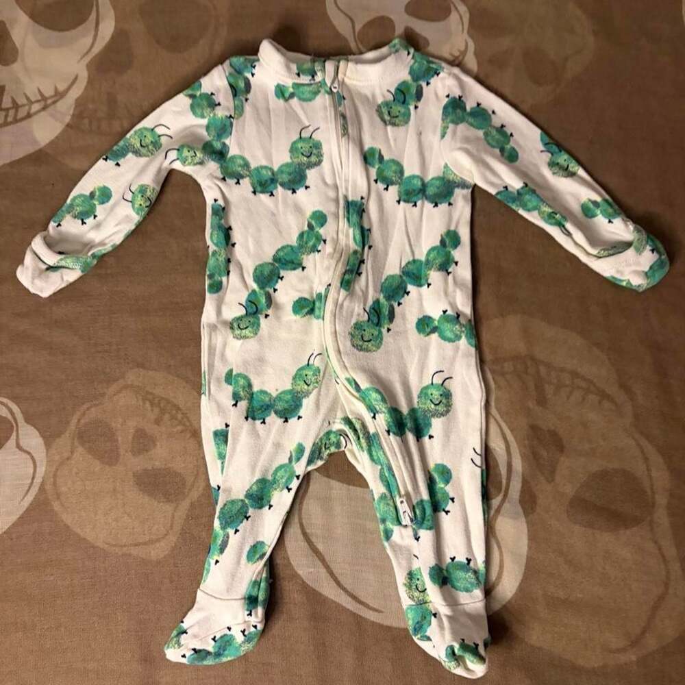 Old navy green caterpillar